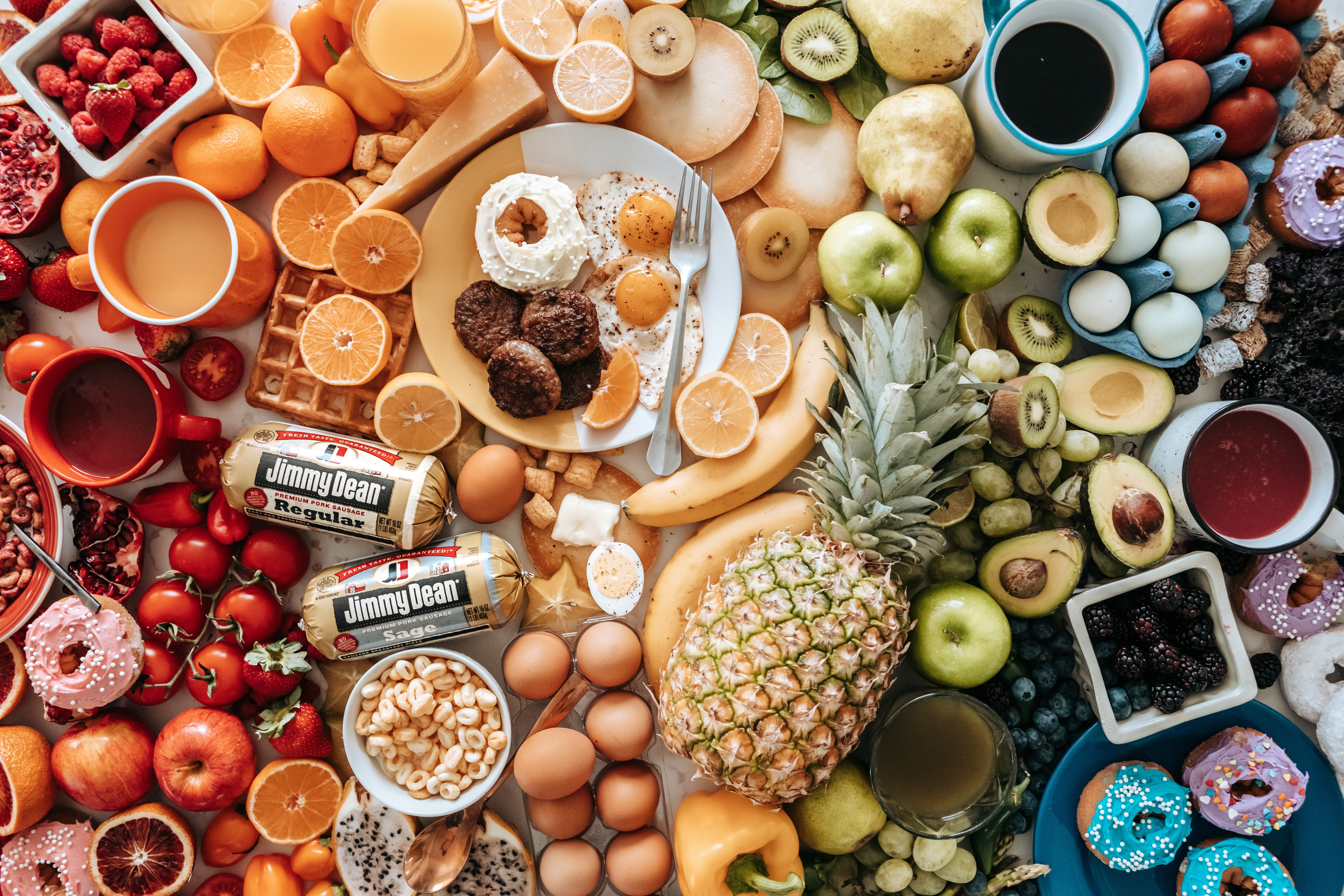 photo of beautifully arranged food